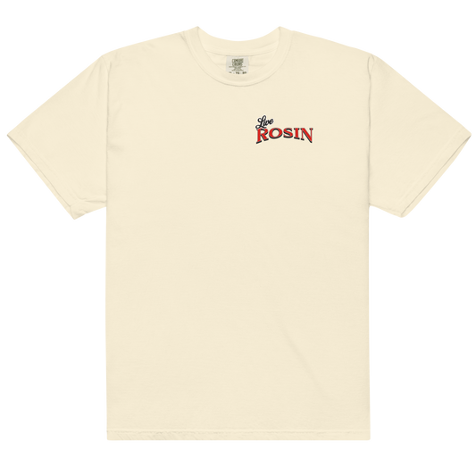 "Live Rosin" Unisex garment-dyed heavyweight t-shirt